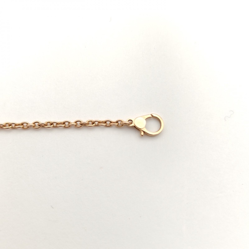 HERMES Finesse小Q手鏈滿鑽18K玫瑰金/鑽石SH-4