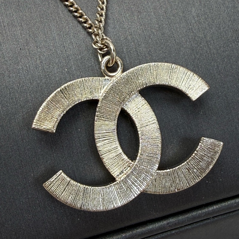 Chanel香奈兒 珍珠雙C金色頸鏈-2