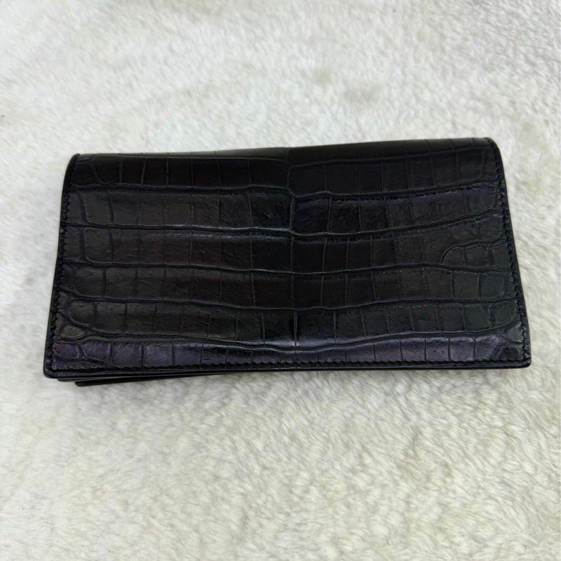 Bottega Veneta crocodile long wallet-0