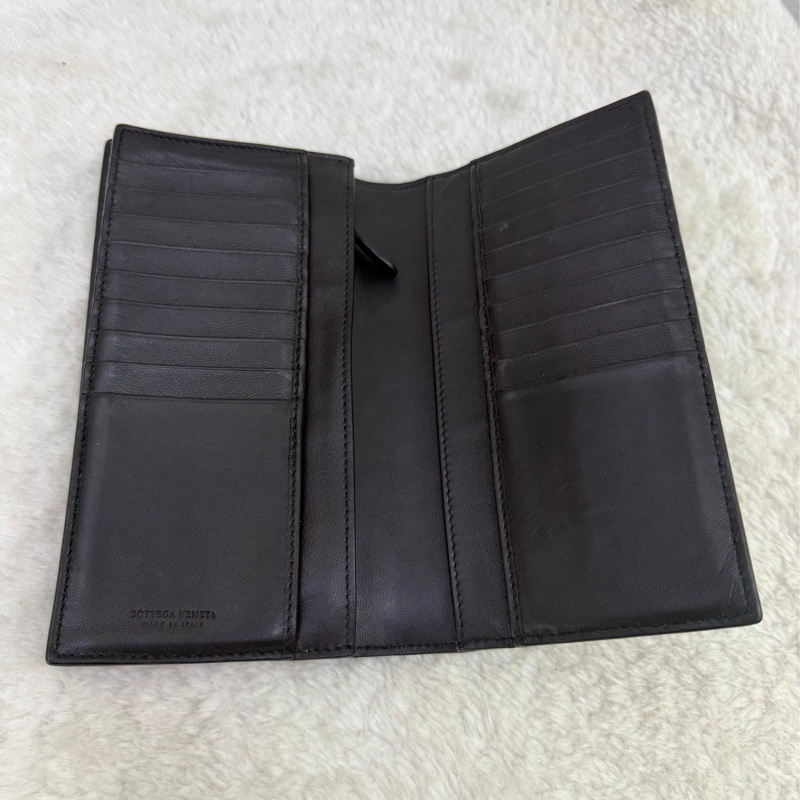 Bottega Veneta crocodile long wallet-4