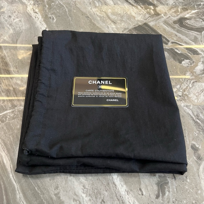 CHANEL 香奈兒 丹寧牛仔 沙灘包 20開 附件年份卡 防塵袋 邊角磨損-7