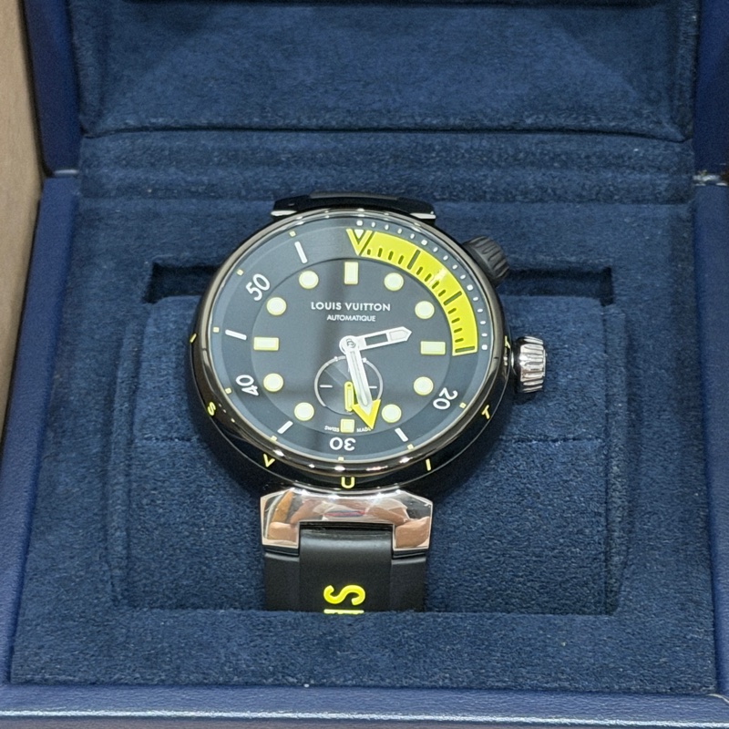 Louis Vuitton (路易威登) Neon Black (QA122)潛水錶-4