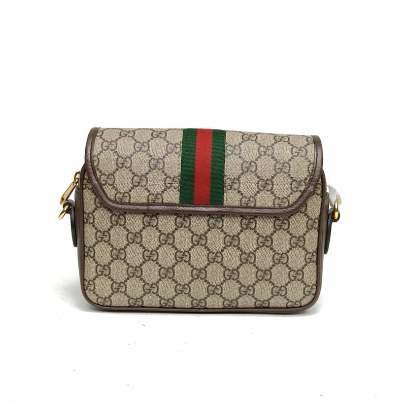GUCCI 老花PVC金扣Ophidia系列新款郵差包-2