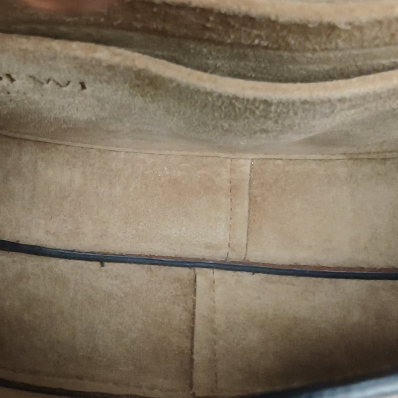 LOEWE Gate馬鞍斜跨包小號金棕色牛皮-4