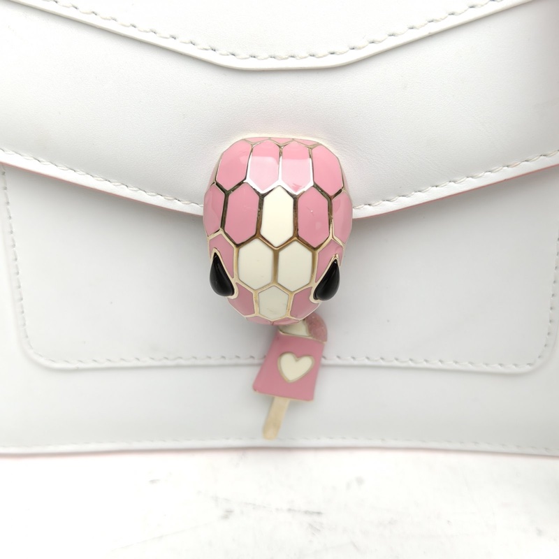 BVLGARI SerpentiForever風琴蛇頭包小號牛皮情人節限定-4