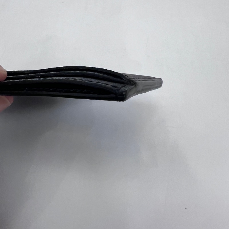 LV 原花拼黑牛皮6卡Neo卡夾M60166-8