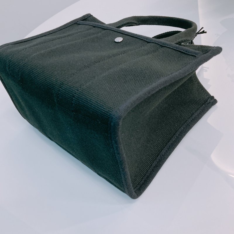 MS0660 Coach 蔻馳 復古 帆布 手提包 單肩包 斜背包 黑色 銀扣 Cargo 20 Shoulder Handbag Canvas Black x PHW-8