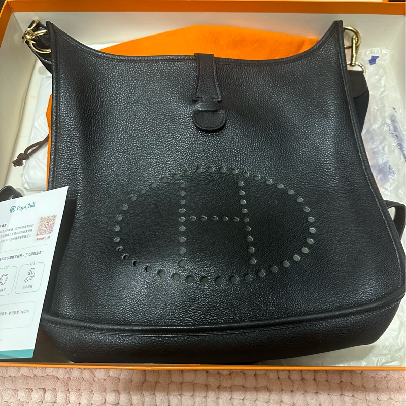 Hermes Evelyn 黑金 90000-7