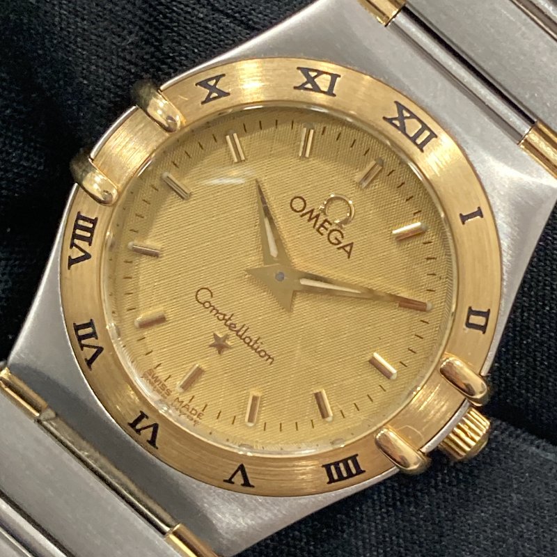 OMEGA 歐米茄 CONSTELLATION 星座系列 1372.30 石英 18K鍍金錶盤-1