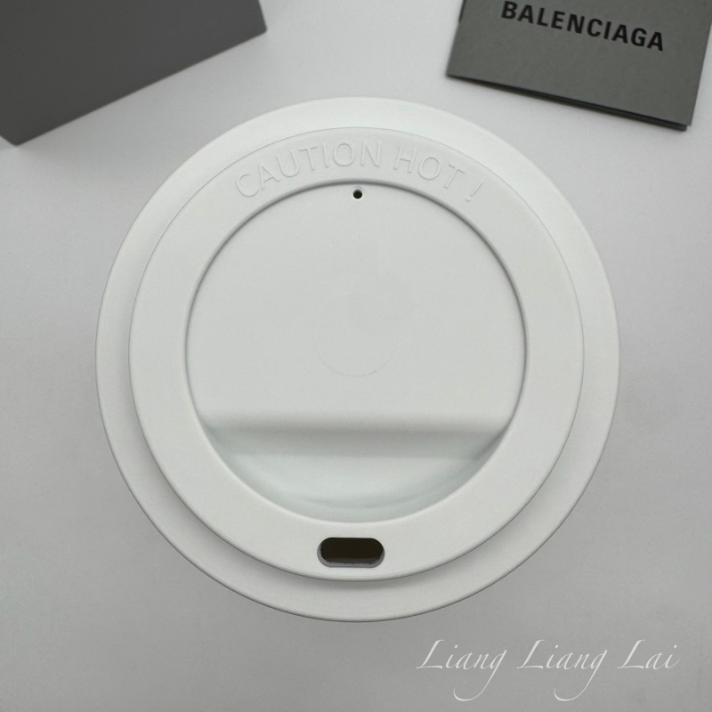 BALENCIAGA 巴黎世家 Objects系列陶瓷隨行白色咖啡杯-8