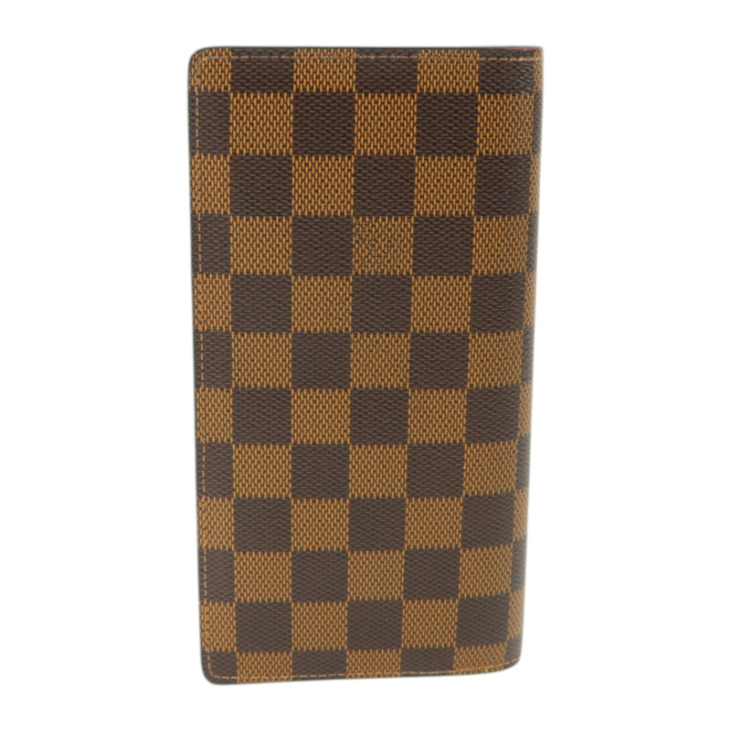 LOUIS VUITTON Damier Ebene Brazza長錢包-1