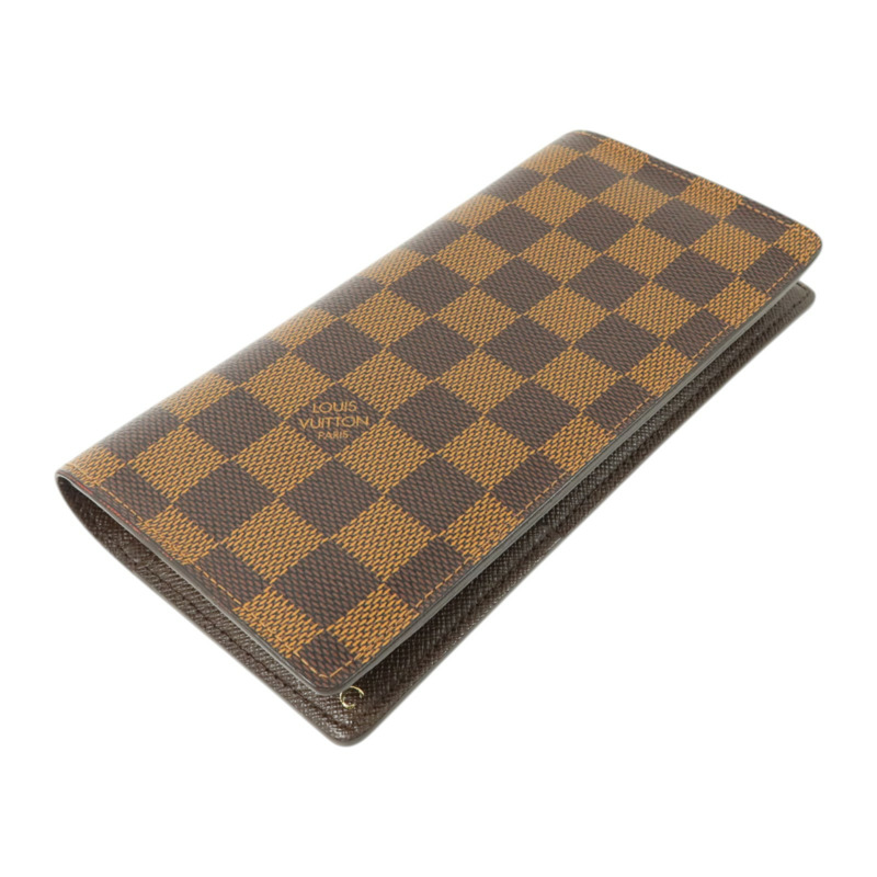 LOUIS VUITTON Damier Ebene Brazza長錢包-3