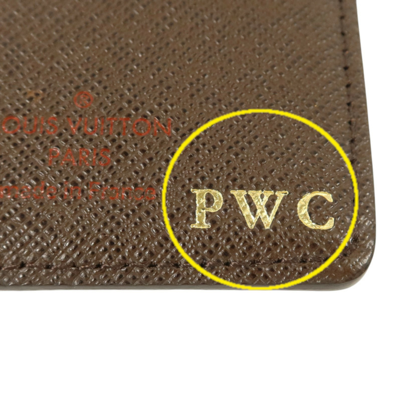 LOUIS VUITTON Damier Ebene Brazza長錢包-14