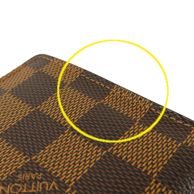 LOUIS VUITTON Damier Ebene Brazza長錢包-16
