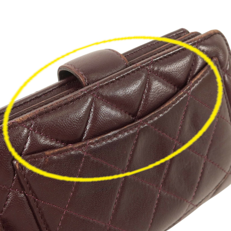 CHANEL 羊皮皮革Wallet銀扣長錢包-20