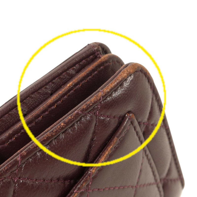 CHANEL 羊皮皮革Wallet銀扣長錢包-21