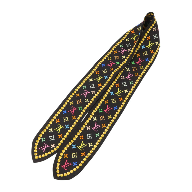 LOUIS VUITTON 絲質Bandeau Scarf絲巾-3