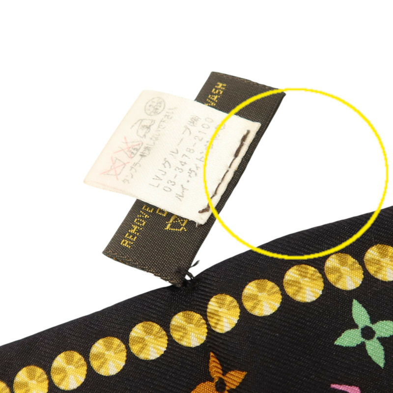 LOUIS VUITTON 絲質Bandeau Scarf絲巾-8