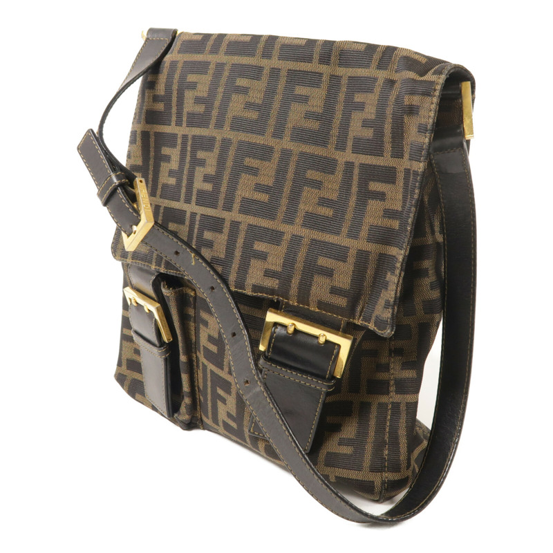 FENDI 帆布Zucchino肩背袋-1