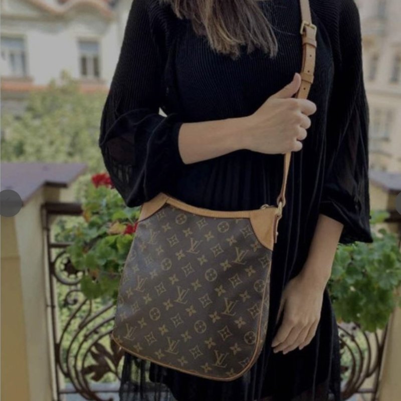 母親節特價 Louis Vuitton LV原花 Odeon斜背包 肩背包-2