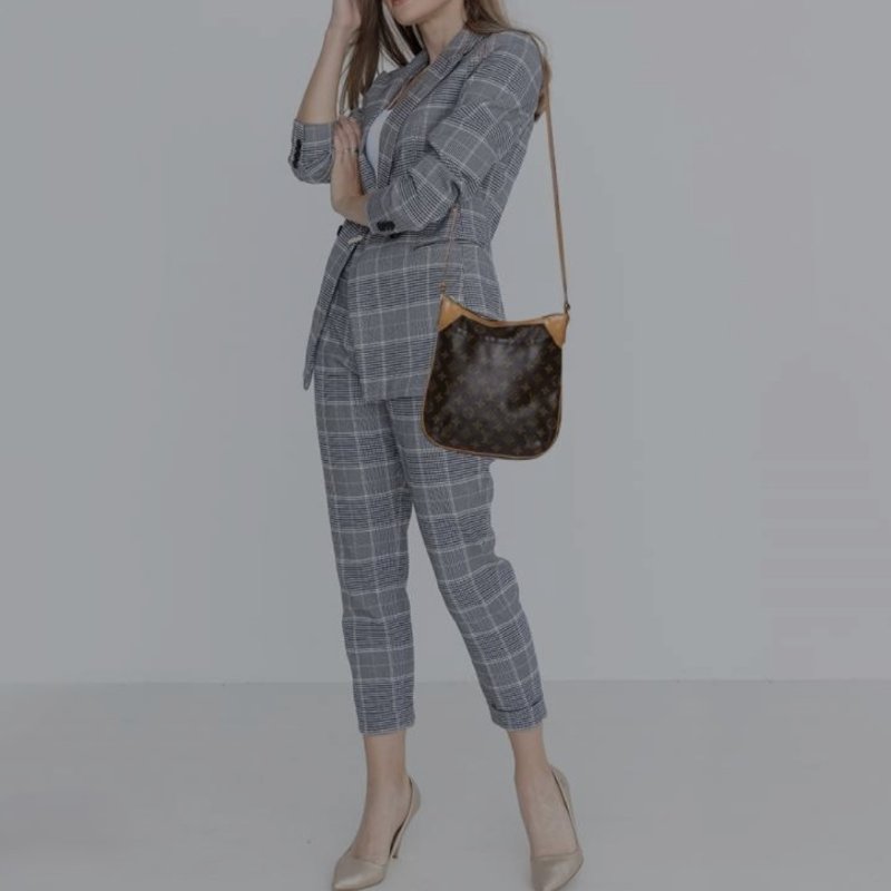 母親節特價 Louis Vuitton LV原花 Odeon斜背包 肩背包-41