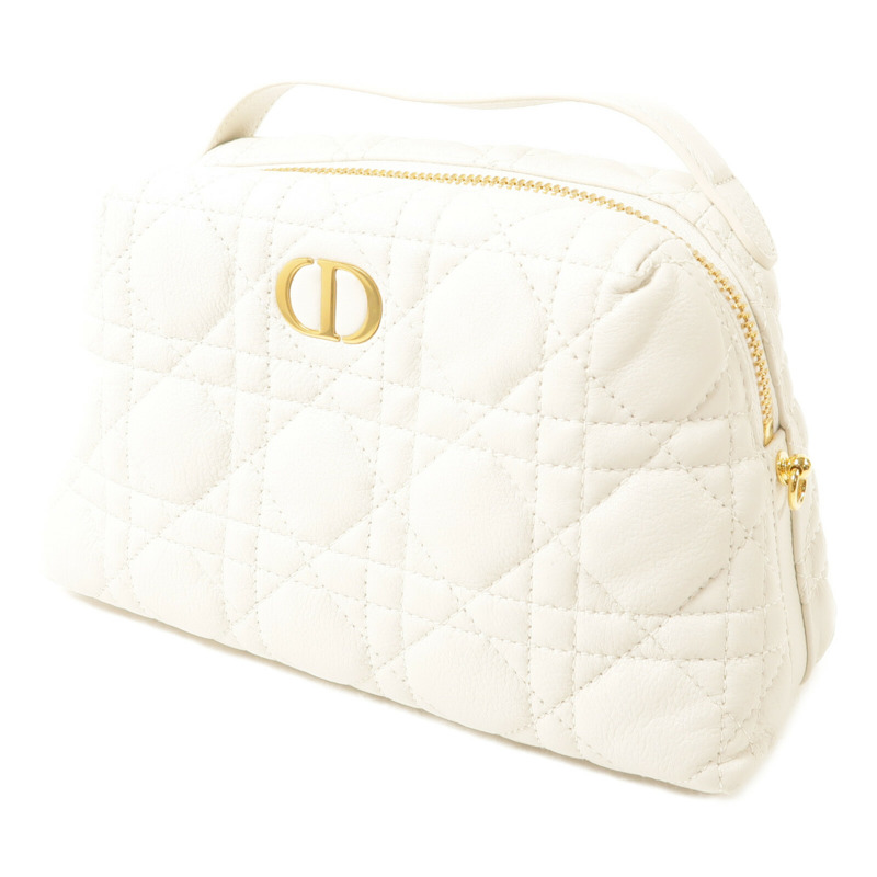 Dior 牛皮皮革Mini Caro D-Cosy鏈帶手挽肩背兩用袋-1