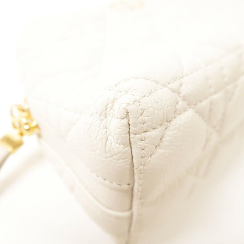 Dior 牛皮皮革Mini Caro D-Cosy鏈帶手挽肩背兩用袋-11