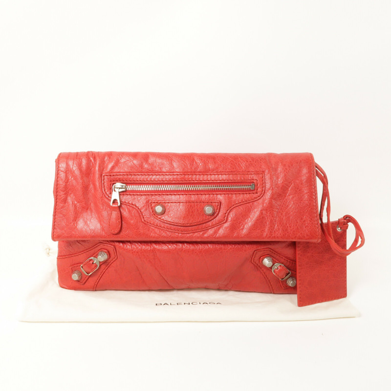 BALENCIAGA 牛皮皮革Clutch手拿包-9