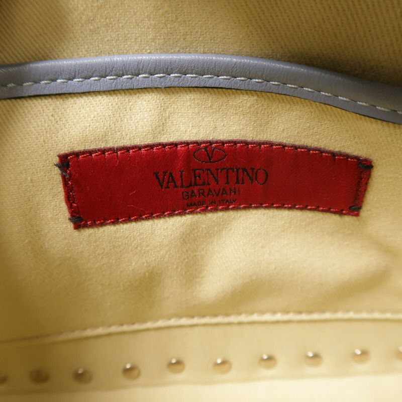 Valentino 牛皮皮革Garavani Rockstud肩背袋-5