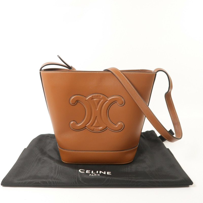 CELINE 牛皮皮革Cuir Triomphe肩背袋-8