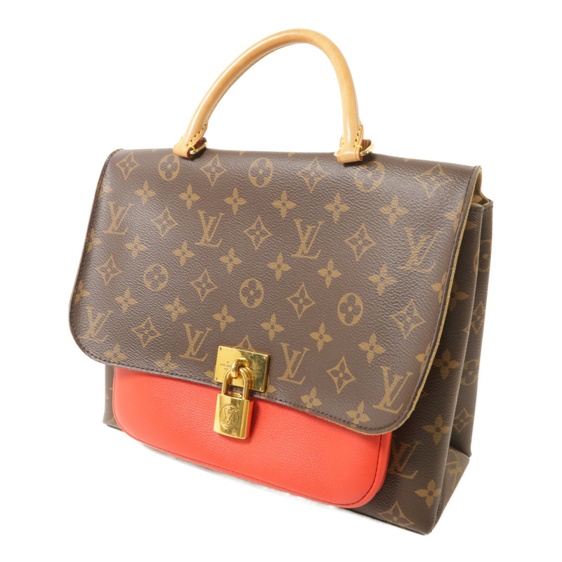 LOUIS VUITTON Monogram Marignan手挽肩背兩用袋-1