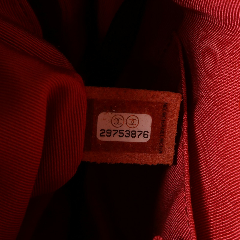 CHANEL 牛皮皮革Bucket Bag鏈帶手挽肩背兩用袋-6