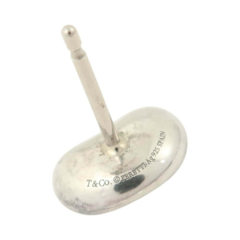 TIFFANY&CO 925純銀Elsa Peretti Bean Design Earrings耳環-4