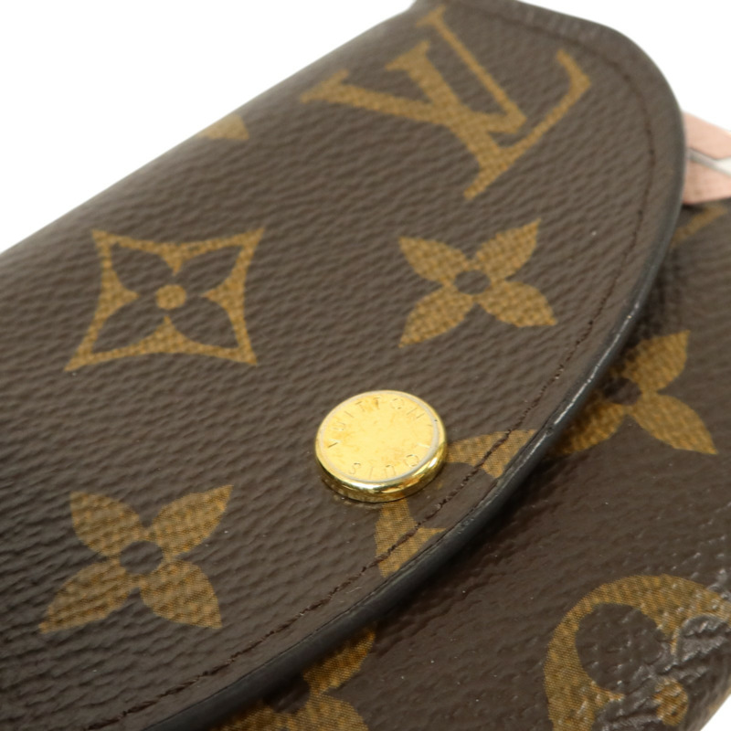LOUIS VUITTON Monogram Rosalie Coin Purse金扣零錢包-8