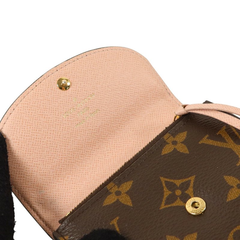 LOUIS VUITTON Monogram Rosalie Coin Purse金扣零錢包-9
