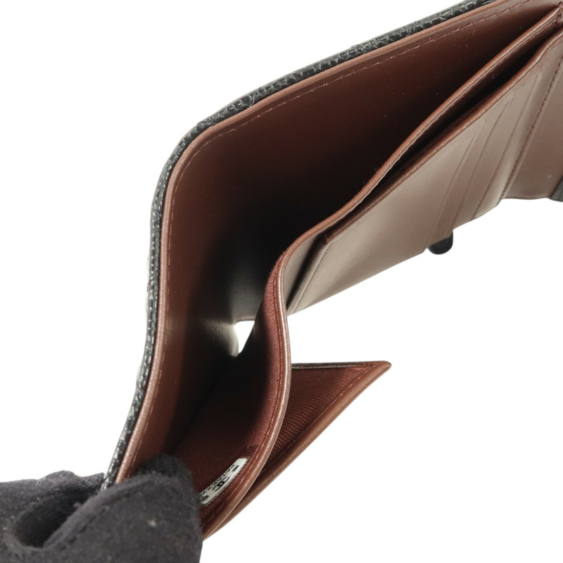 CHANEL 牛皮皮革Classic Trifold Wallet金扣錢包-6