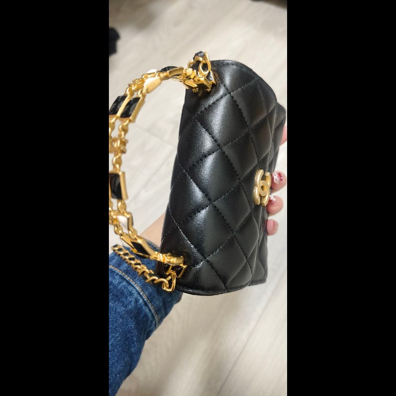 Chanel香奈兒「稀有款⭐」kelly包~-10