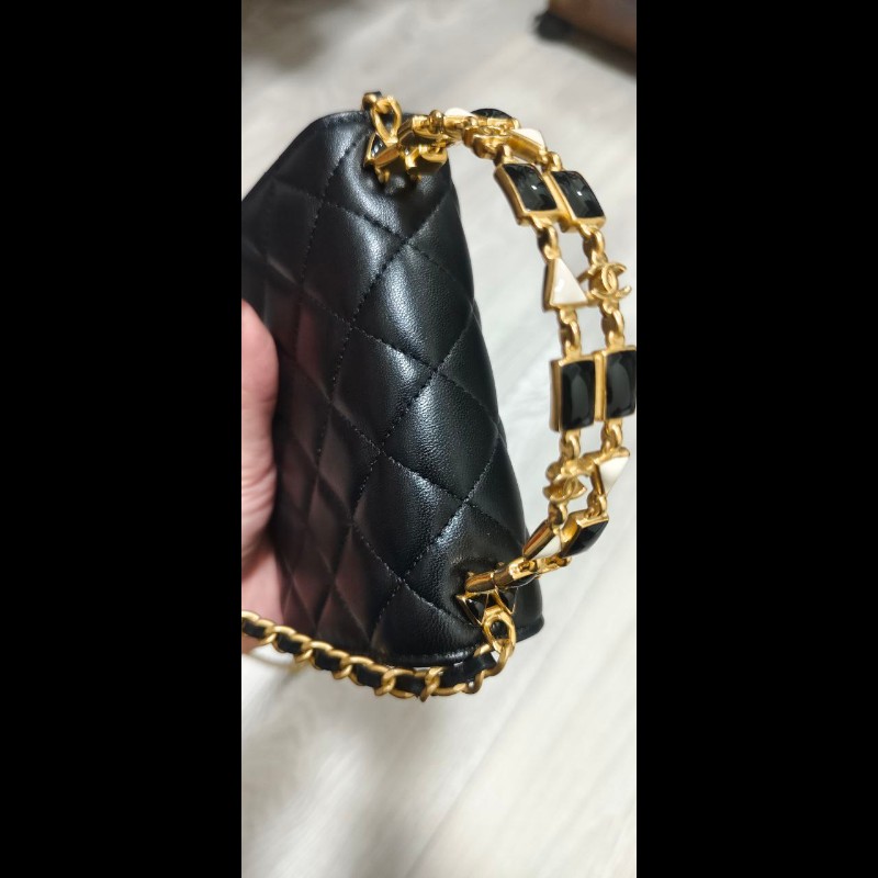 Chanel香奈兒「稀有款⭐」kelly包~-12