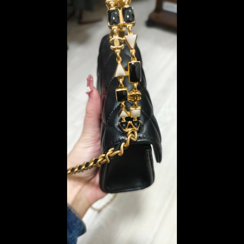 Chanel香奈兒「稀有款⭐」kelly包~-13