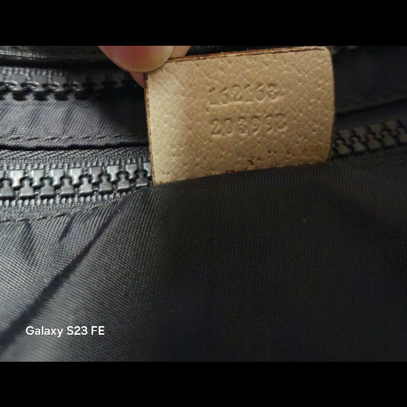 Gucci 162163 Black PVC Tote bag 黑色肩背袋-11