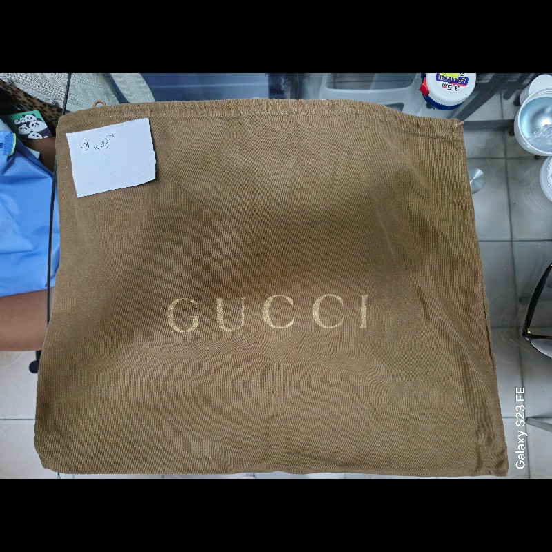 Gucci 162163 Black PVC Tote bag 黑色肩背袋-12