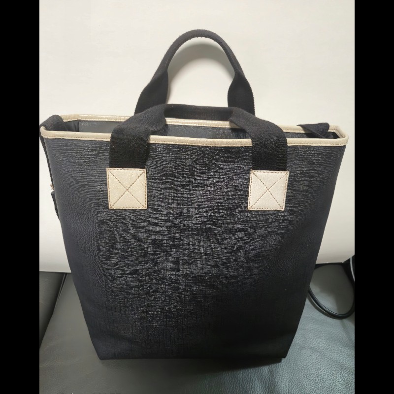 Gucci 162163 Black PVC Tote bag 黑色肩背袋-1