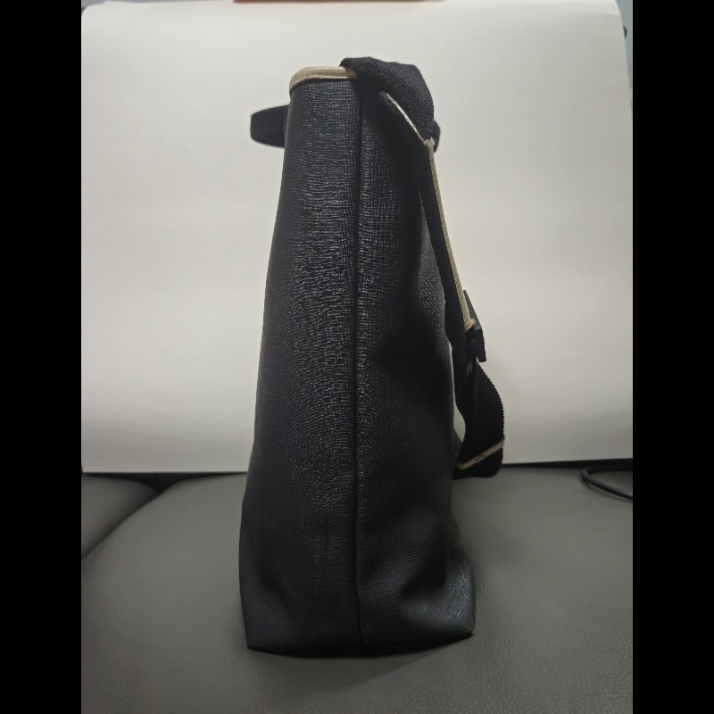 Gucci 162163 Black PVC Tote bag 黑色肩背袋-3