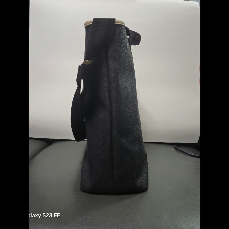 Gucci 162163 Black PVC Tote bag 黑色肩背袋-4