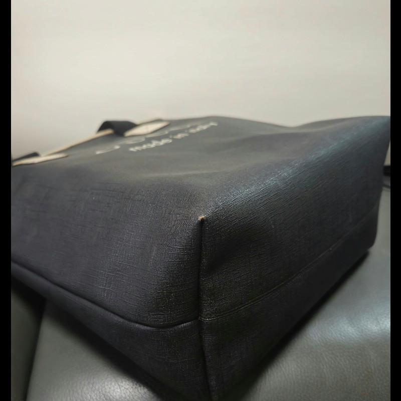 Gucci 162163 Black PVC Tote bag 黑色肩背袋-13