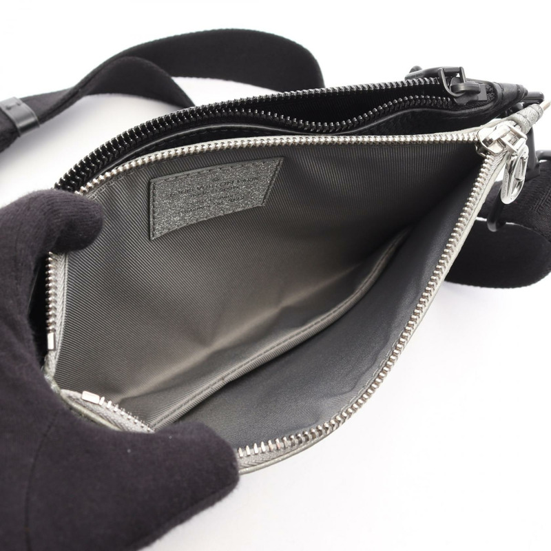 路易威登 Trio Pouch NM 單肩包 M59682 Damier 亮片皮革黑色-2