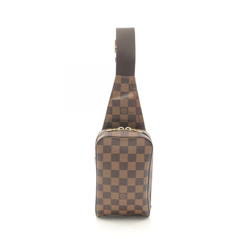 路易威登 Geronimos 腰包 N51994 Damier 帆布 棕色 Ebene 二手男女通用