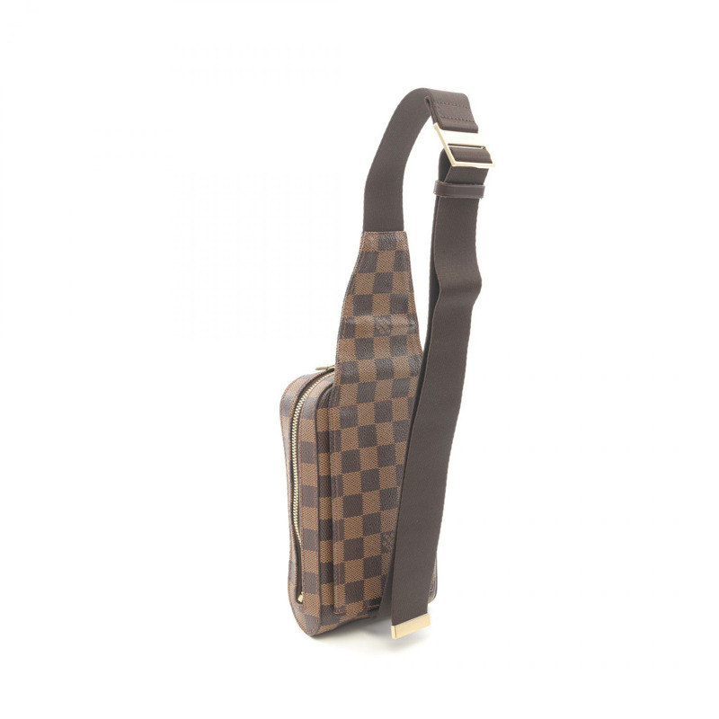 路易威登 Geronimos 腰包 N51994 Damier 帆布 棕色 Ebene 二手男女通用-1