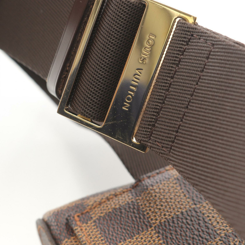 路易威登 Geronimos 腰包 N51994 Damier 帆布 棕色 Ebene 二手男女通用-6