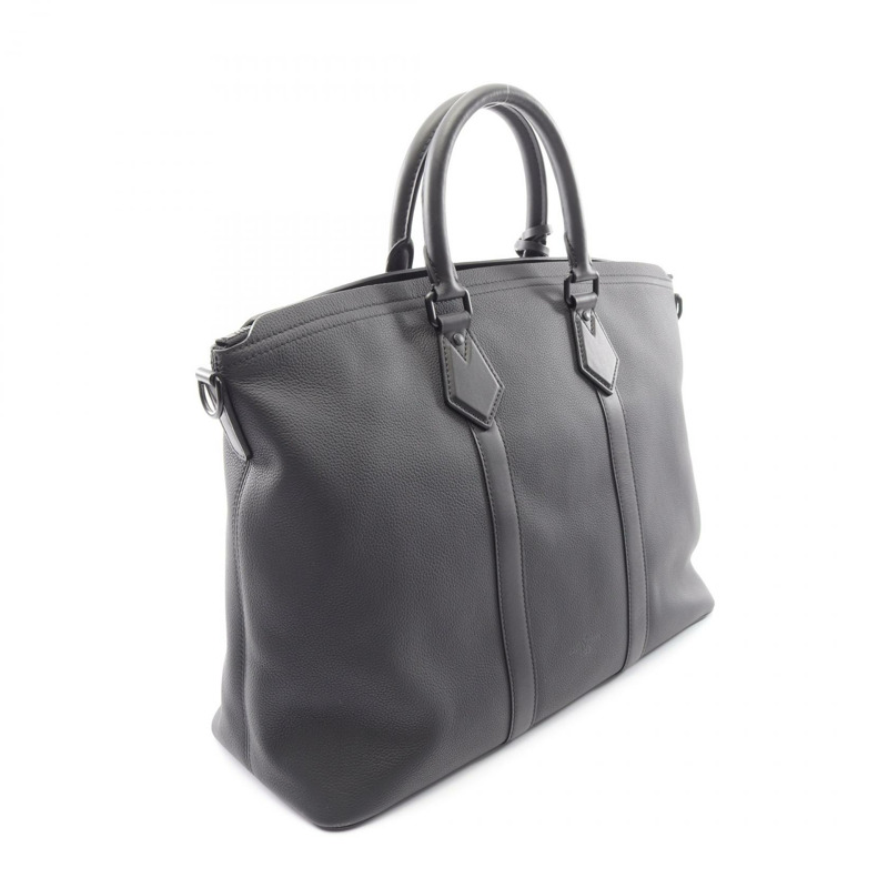 路易威登 Lockit 單肩斜背手提包 M59158 Aerogram 黑色皮革-1